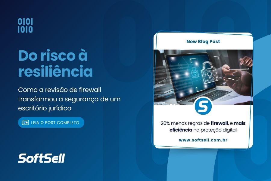 Conhecido escritório jurídico em Curitiba, aprimorou sua segurança digital e alcançou redução de 20% nas regras de firewall
