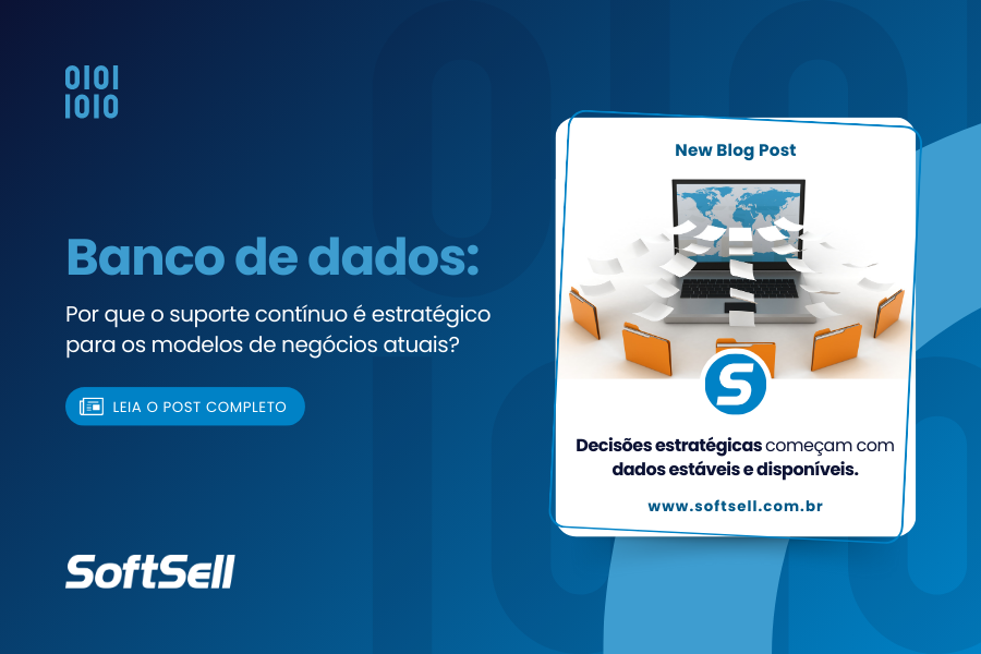 Por que sua operação depende de um suporte contínuo de banco de dados