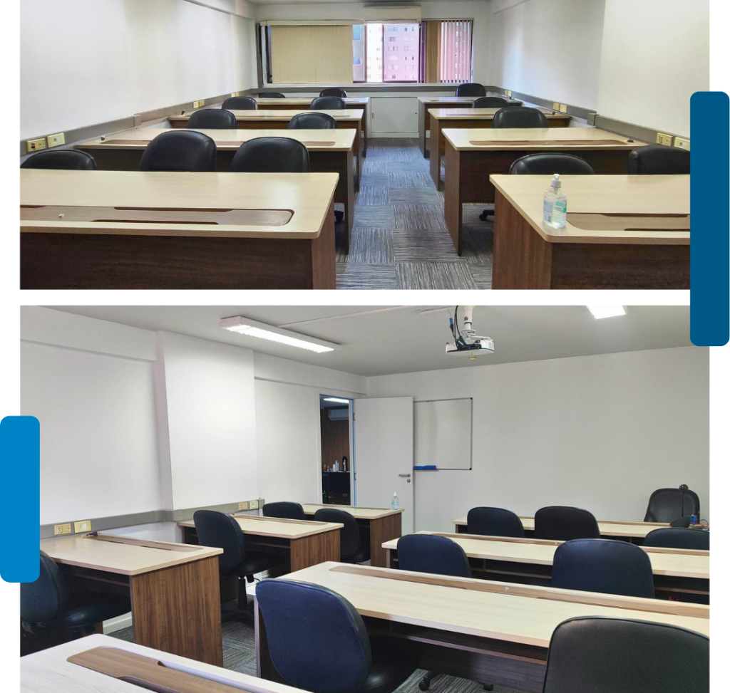 Sala de aluguel e locação para cursos e treinamentos em Curitiba.