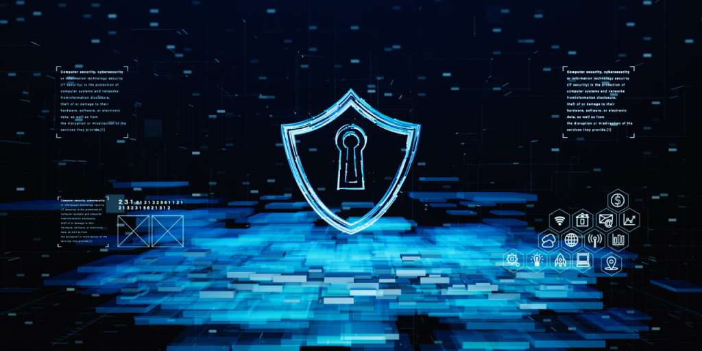 Segurança da infraestrutura de TI com firewall, antivírus e proteção do ambiente corporativo